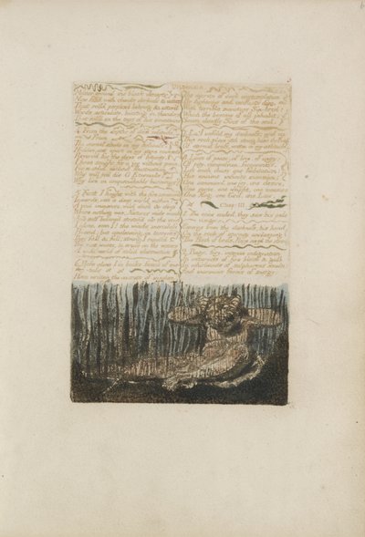 Muster around the bleak desarts..., plate 6 from The First Book of Urizen, 1794 by William Blake